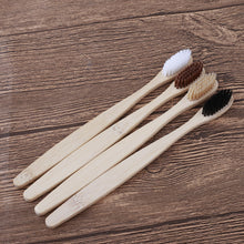 Cargar imagen en el visor de la galería, Paquete de 50 cepillos (individuales) de dientes Eco-Friendly hechos de bambú.